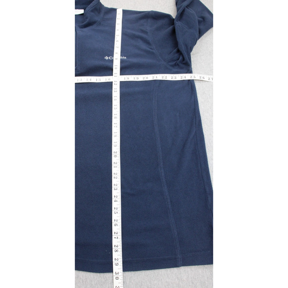 Columbia Sweatshirt Men's Size XL Blue 1/4 Zip Fleece Lightweight Pullover - Picture 6 of 6